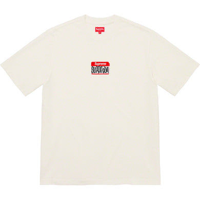 Supreme Gonz Nametag S/S Top Natural