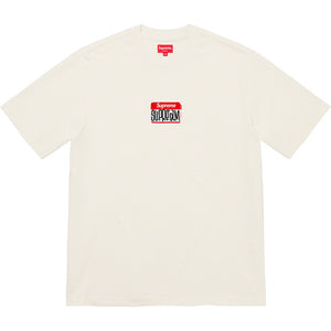 Supreme Gonz Nametag S/S Top Natural