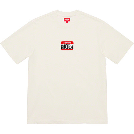 Supreme Gonz Nametag S/S Top Natural