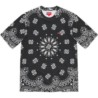 Supreme Small Box Tee Black Bandana