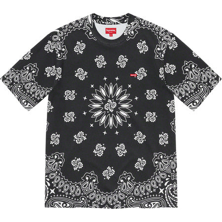 Supreme Small Box Tee Black Bandana