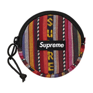 Supreme Woven Stripe Coin Pouch Multicolor