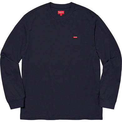 Supreme Small Box L/S Tee Navy
