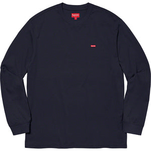 Supreme Small Box L/S Tee Navy