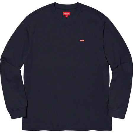 Supreme Small Box L/S Tee Navy